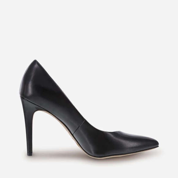👠BLACK POINTED TOE HIGH HEEL SHOES - Picture 4 of 5